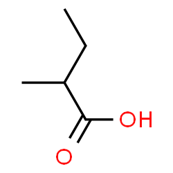 ChemSpider 2D Image | 2-Methylbutanoic acid | C5H10O2