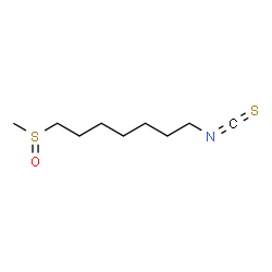ChemSpider 2D Image | 7-methylsulfinylheptyl isothiocyanate | C9H17NOS2