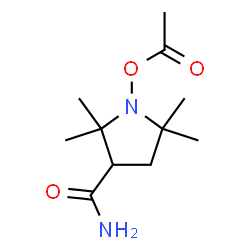 ChemSpider 2D Image | 1-acetoxy-3-carbamoyl-2,2,5,5-tetramethylpyrrolidine | C11H20N2O3