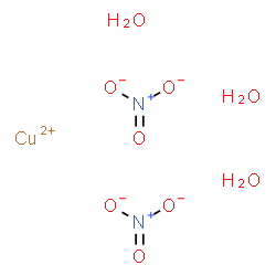 ChemSpider 2D Image | Copper dinitrate trihydrate | H6CuN2O9