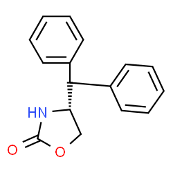 ChemSpider 2D Image | (R)-4-Benzhydryloxazolidin-2-one | C16H15NO2