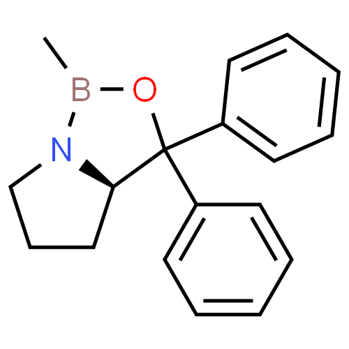 ChemSpider 2D Image | (R)-(+)-2-methyl-CBS-oxazaborolidine | C18H20BNO