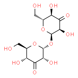 ChemSpider 2D Image | alpha-D-ribo-Hexopyranosyl-3-ulose alpha-D-ribo-hexopyranosid-3-ulose | C12H18O11