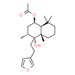 ChemSpider 2D Image | Rotundifuran | C22H34O4