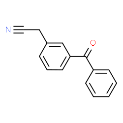 ChemSpider 2D Image | 3-Benzoylbenzeneacetonitrile | C15H11NO