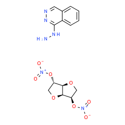 ChemSpider 2D Image | Isosorbide dinitrate/hydralazine | C14H16N6O8