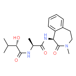 ChemSpider 2D Image | Semagacestat | C19H27N3O4