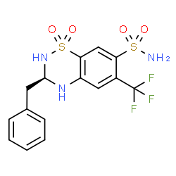 ChemSpider 2D Image | (R)-bendroflumethiazide | C15H14F3N3O4S2