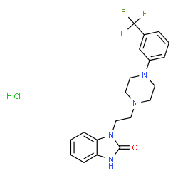 ChemSpider 2D Image | Flibanserin hydrochloride | C20H22ClF3N4O