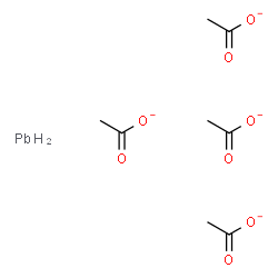 ChemSpider 2D Image | Acetate, lead salt (4:1) | C8H12O8Pb