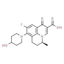ChemSpider 2D Image | Levonadifloxacin | C19H21FN2O4