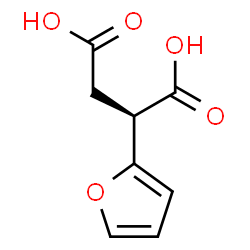 ChemSpider 2D Image | (2R)-2-(2-Furyl)succinic acid | C8H8O5