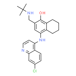 ChemSpider 2D Image | NAPHTHOQUINE | C24H28ClN3O