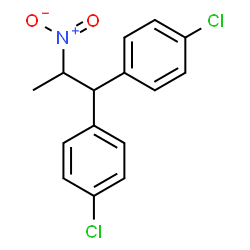 ChemSpider 2D Image | 1,1-Bis(4-chlorophenyl)-2-nitropropane | C15H13Cl2NO2