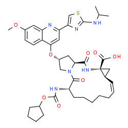 ChemSpider 2D Image | Ciluprevir | C40H50N6O8S