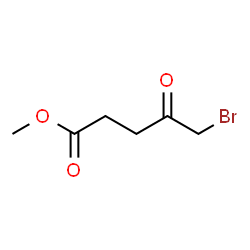 ChemSpider 2D Image | Methyl 5-bromo-4-oxopentanoate | C6H9BrO3