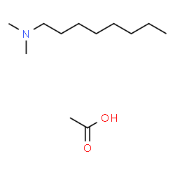 ChemSpider 2D Image | N, N-DIMETHYLOCTADECYLAMINE ACETATE | C12H27NO2
