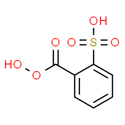 ChemSpider 2D Image | 2-Sulfobenzenecarboperoxoic acid | C7H6O6S