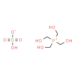 ChemSpider 2D Image | Tetrakis(hydroxymethyl)phosphonium hydrogen sulfate | C4H13O8PS