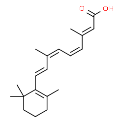 ChemSpider 2D Image | (9cis,11cis)-Retinoic acid | C20H28O2