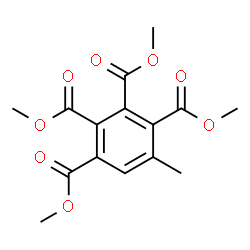 ChemSpider 2D Image | Tetramethyl 5-methyl-1,2,3,4-benzenetetracarboxylate | C15H16O8