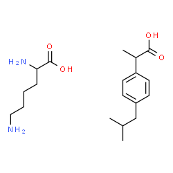 ChemSpider 2D Image | Ibuprofen Lysine | C19H32N2O4