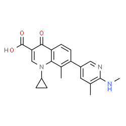 ChemSpider 2D Image | Ozenoxacin | C21H21N3O3