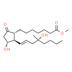 ChemSpider 2D Image | (11R,16R)-misoprostol | C22H38O5