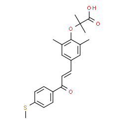 ChemSpider 2D Image | (E)-Elafibranor | C22H24O4S