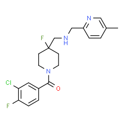 ChemSpider 2D Image | Befiradol | C20H22ClF2N3O