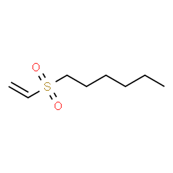 ChemSpider 2D Image | Hexyl vinyl sulfone | C8H16O2S