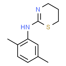 ChemSpider 2D Image | N-(2,5-Dimethylphenyl)-5,6-dihydro-4H-1,3-thiazin-2-amine | C12H16N2S