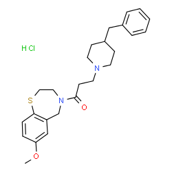 ChemSpider 2D Image | JTV-519 hydrochloride salt | C25H33ClN2O2S