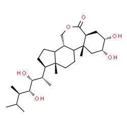 ChemSpider 2D Image | (3aS,5S,6R,7aR,9aS,10R,12bS)-10-[(2S,3R,4R,5R)-3,4-Dihydroxy-5,6-dimethyl-2-heptanyl]-5,6-dihydroxy-7a,9a-dimethylhexadecahydro-3H-benzo[c]indeno[5,4-e]oxepin-3-one | C28H48O6