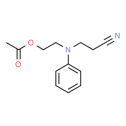 ChemSpider 2D Image | N-cyanoethyl-N-acetoxyethylaniline | C13H16N2O2