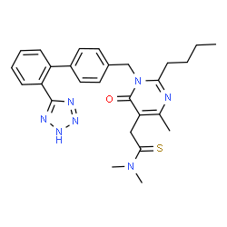 ChemSpider 2D Image | Fimasartan | C27H31N7OS