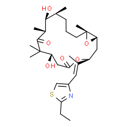 ChemSpider 2D Image | epothilone B10 | C28H43NO6S