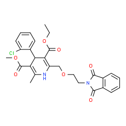 ChemSpider 2D Image | Phthaloylamlodipine | C28H27ClN2O7