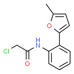 ChemSpider 2D Image | 2-Chloro-N-[2-(5-methyl-2-furyl)phenyl]acetamide | C13H12ClNO2