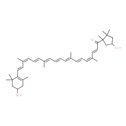 ChemSpider 2D Image | (9cis,9'cis)-3,3'-Dihydroxy-beta,kappa-caroten-6'-one | C40H56O3