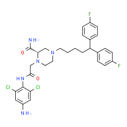 ChemSpider 2D Image | (S)-draflazine | C30H33Cl2F2N5O2