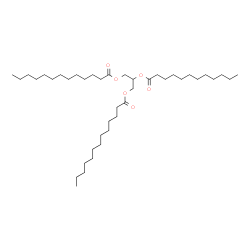 ChemSpider 2D Image | 2-(Dodecanoyloxy)-1,3-propanediyl ditridecanoate | C41H78O6