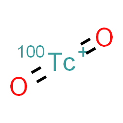 ChemSpider 2D Image | Dioxo(~100~Tc)technetium(1+) | O2Tc