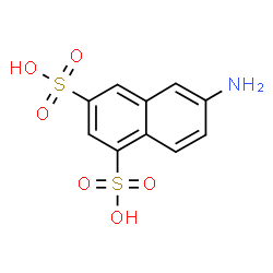 ChemSpider 2D Image | 2-Naphthylamine-5,7-disulfonic acid | C10H9NO6S2