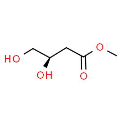 ChemSpider 2D Image | Methyl (3R)-3,4-dihydroxybutanoate | C5H10O4