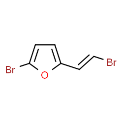 ChemSpider 2D Image | 2-Bromo-5-[(E)-2-bromovinyl]furan | C6H4Br2O