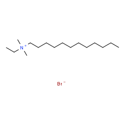 ChemSpider 2D Image | Dimethyldodecylethylammonium bromide | C16H36BrN