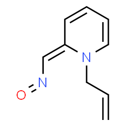 ChemSpider 2D Image | (2Z)-1-Allyl-2-(nitrosomethylene)-1,2-dihydropyridine | C9H10N2O