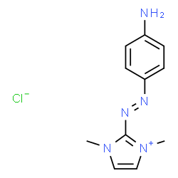 ChemSpider 2D Image | Basic Orange 31 | C11H14ClN5