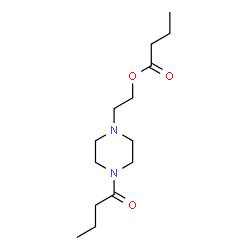 ChemSpider 2D Image | 2-(4-butanoylpiperazinyl)ethyl butanoate | C14H26N2O3